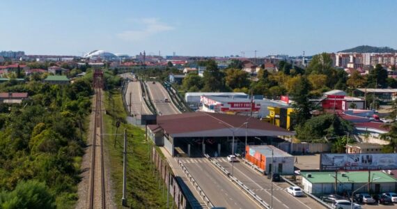Вебкамера на границе Россия — Абхазия (выезд из Абхазии)